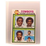 Tony Dorsett 1979 Topps Cowboys Team Leaders