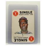 Hank Aaron 1968 Topps Game