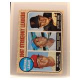 J. Bunning/F. Jenkins/G. Perry 1968 Topps NL...