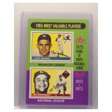 Yogi Berra/Roy Campanella 1975 Topps '55 MVPs