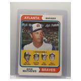 Eddie Mathews 1974 Topps