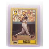 Barry Bonds 1987 Topps Rookie