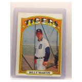 Billy Martin 1972 Topps