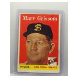 1958 Topps Marv Grissom