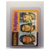 S. Busby/D. Bosman/N. Ryan 1975 Topps Highlights