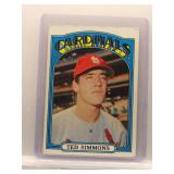 Ted Simmons 1972 Topps