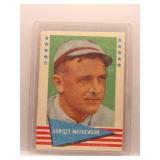 Christy Mathewson 1961 Fleer