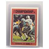 1976 Topps NFC Championship Comboys vs. Rams