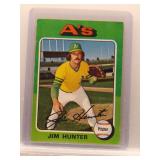 Jim Hunter 1975 Topps