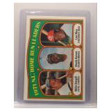 Willie Stargell/Hank Aaron 1972 Topps NL HR...