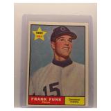 Frank Funk 1961 Topps rookie