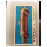 Bentley 1961 Topps Sports Cars
