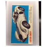 Lister-Chevy 1961 Topps Sports Cars