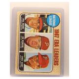 Phil Niekro/Jim Bunning 1968 Topps NL ERA Leaders