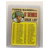 Frank Robinson 1968 Topps 6th Series Checklist