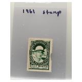 Billy Martin 1961 Topps Stamp