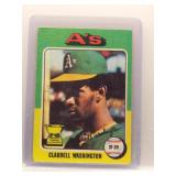 Claudell Washington 1975 Topps all-star rookie