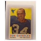Don Chandler 1959 Topps