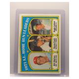 Norm Cash/Reggie Jackson 1972 Topps AL Home Run...