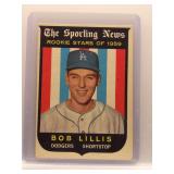 Bob Lillis 1959 Topps Rookie Stars