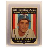 Eddie Haas 1959 Topps Rookie Stars