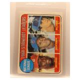 B. Gibson/F. Jenkins/B. Singer 1969 Topps NL...