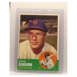 Richie Ashburn 1963 Topps