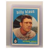1959 Topps Billy Klaus
