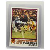 1979 Topps NFC Championship Cowboys vs. Rams