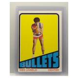 1972 Topps Wes Unseld (Hof)