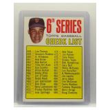 Luis Aparicio 1967 Topps 6th Series Checklist...
