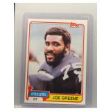 Joe Greene 1981 Topps