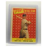 Jackie Jensen 1958 Topps All-Star