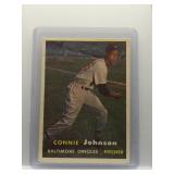 Connie Johnson 1957 Topps