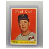 1958 Topps Paul Giel