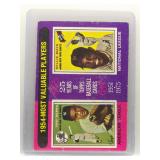 Yogi Berra/Willie Mays 1975 Topps '54 MVPs