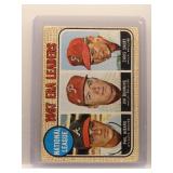 Phil Niekro/Jim Bunning 1968 Topps NL ERA Leaders