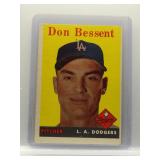 Don Bessent 1958 Topps