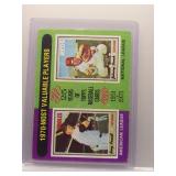Boog Powell/Johnny Bench 1975 Topps '70 MVPs