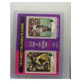 Reggie Jackson/Pete Rose 1975 Topps '73 MVPs