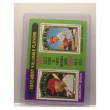 Rich Allen/Johnny Bench 1975 Topps '72 MVPs