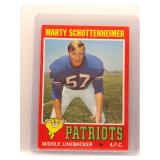 Marty Schottenheimer 1971 Topps Rookie