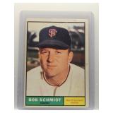 Bob Schmidt 1961 Topps
