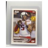 Patrick Mahomes 2017 Sage Hit Premier Draft Rookie