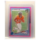 RJ Harvey 2025 Optic Pink Rookie