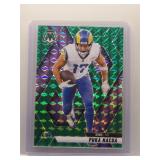Puka Nacua 2025 Mosaic Green Prizm