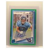 Chimere Dike 2025 Donruss Green Rookie Auto