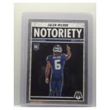 Jalen Milroe 2025 Mosiac Notoriety Rookie