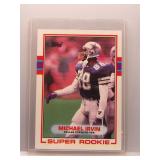 Michael Irvin 1989 Topps Super Rookie