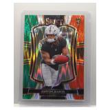 Ashton Jeanty 2025 Select Green Red Shock Prizm...